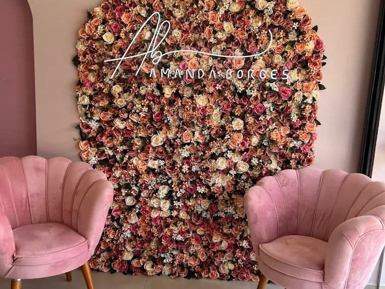 Recepção da clínica AB Sobrancelhas